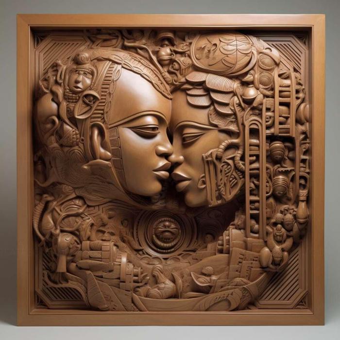 نموذج ثلاثي الأبعاد لآلة CNC 3D Art 